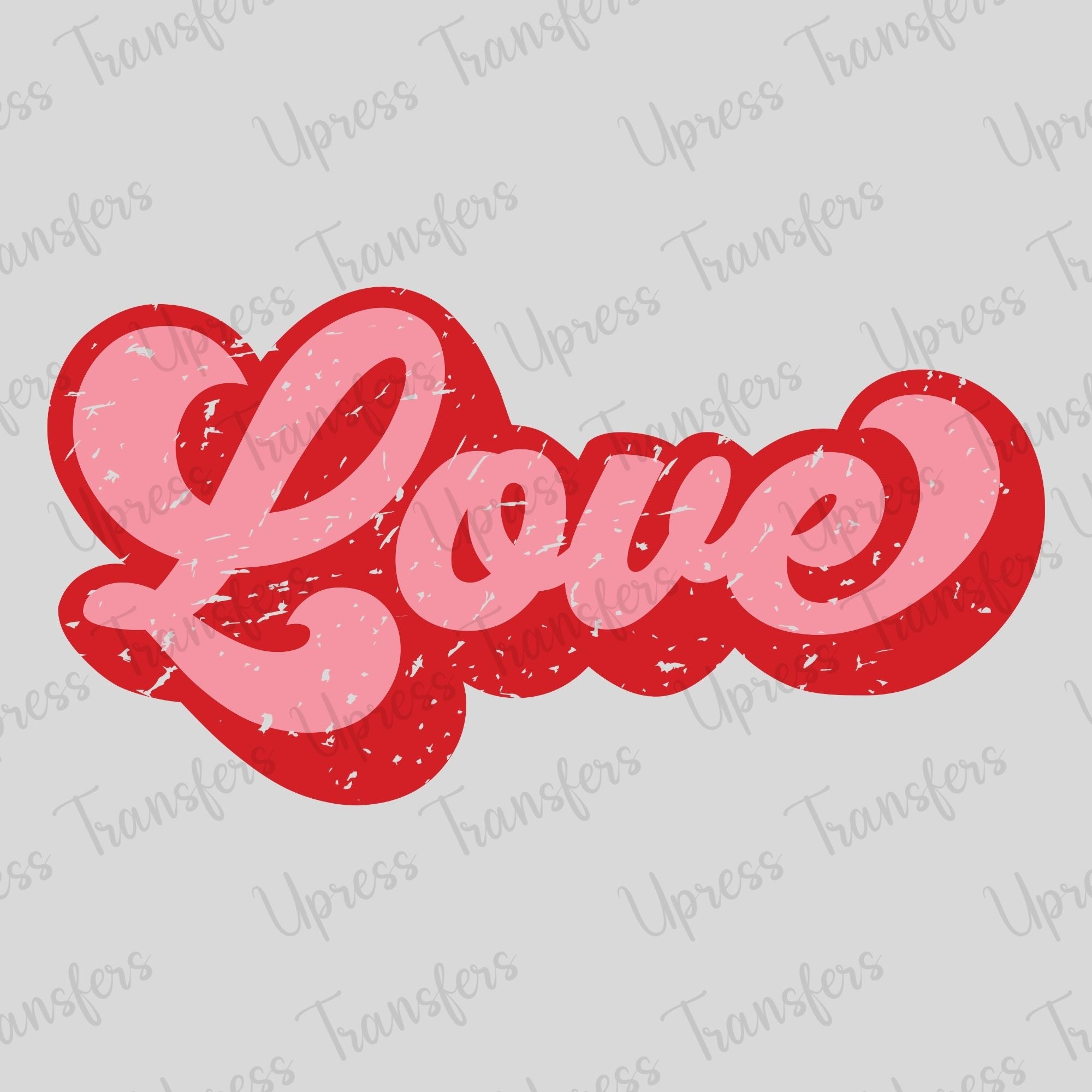 Distressed Retro Love
