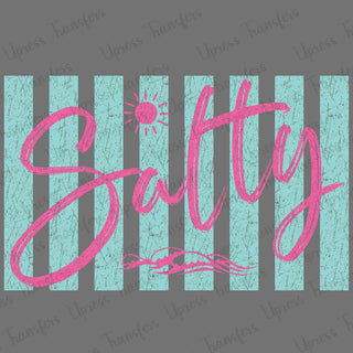 Distressed Salty Pink and Blue