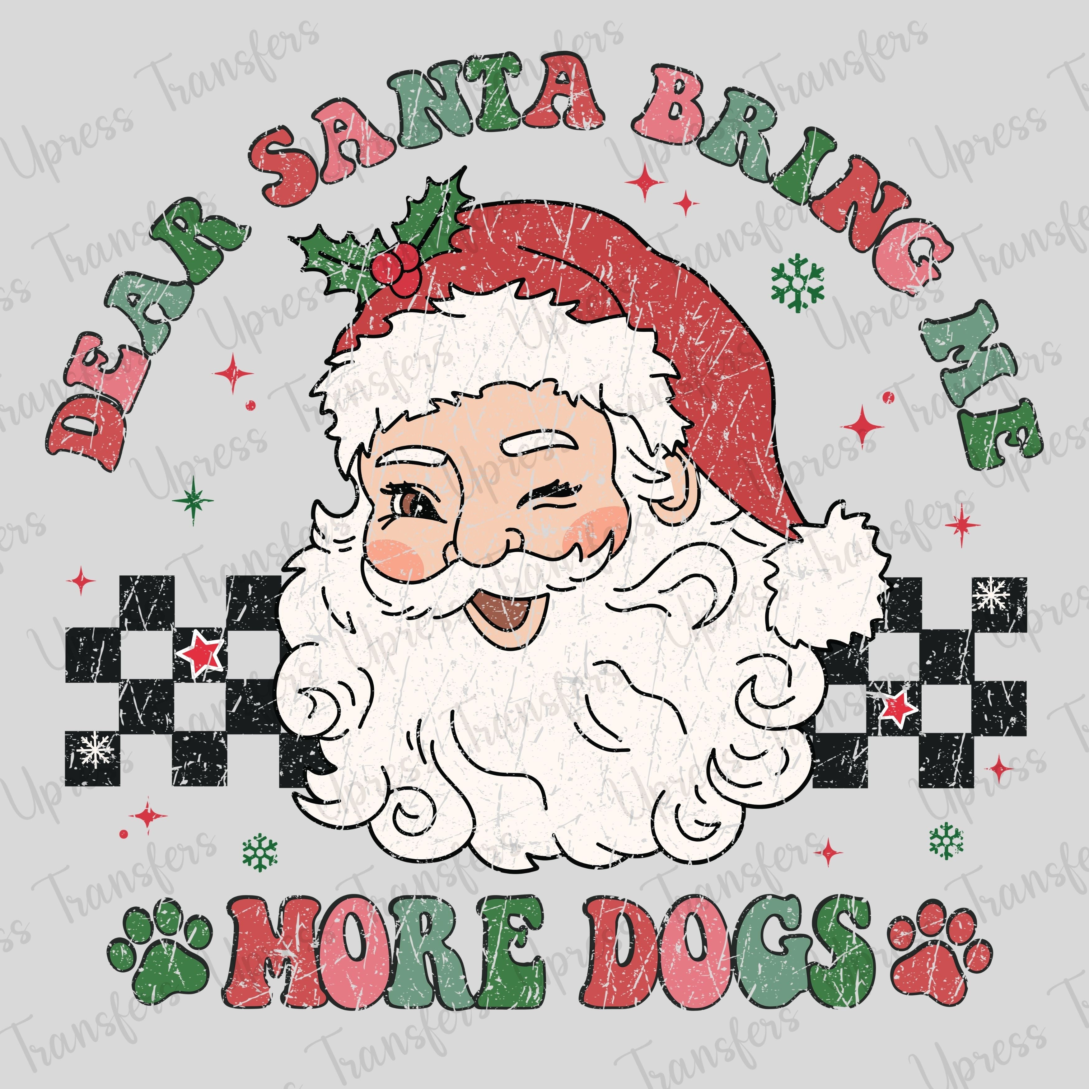 Distressed Santa More Dogs