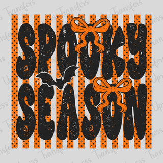 Distressed Spooky Season Dotted