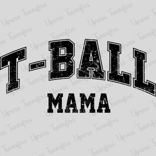 Distressed T-Ball Mama