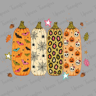 Distressed Tall Pumpkins x3