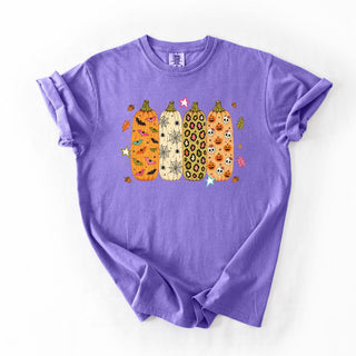 Distressed Tall Pumpkins x3