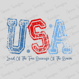 Distressed USA Brave