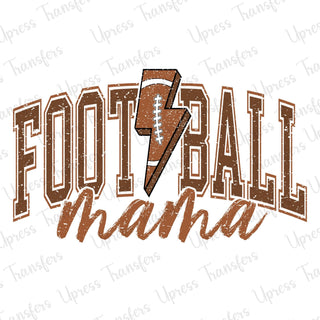 Distressed Varsity Football Mama