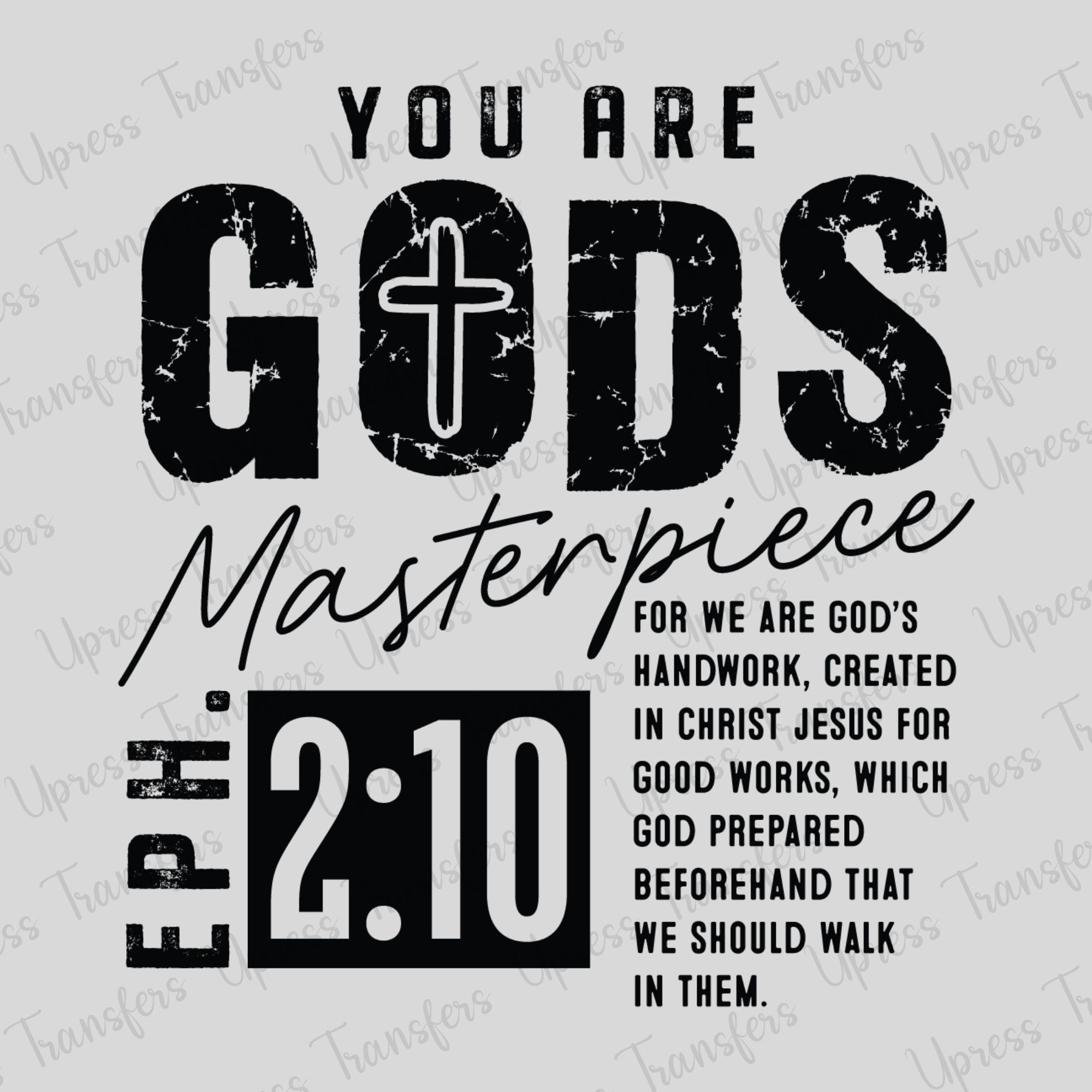 Distressed You are Gods Master piece