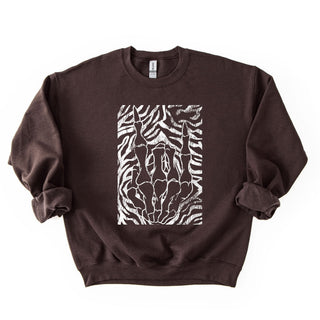 Distressed Zebra White