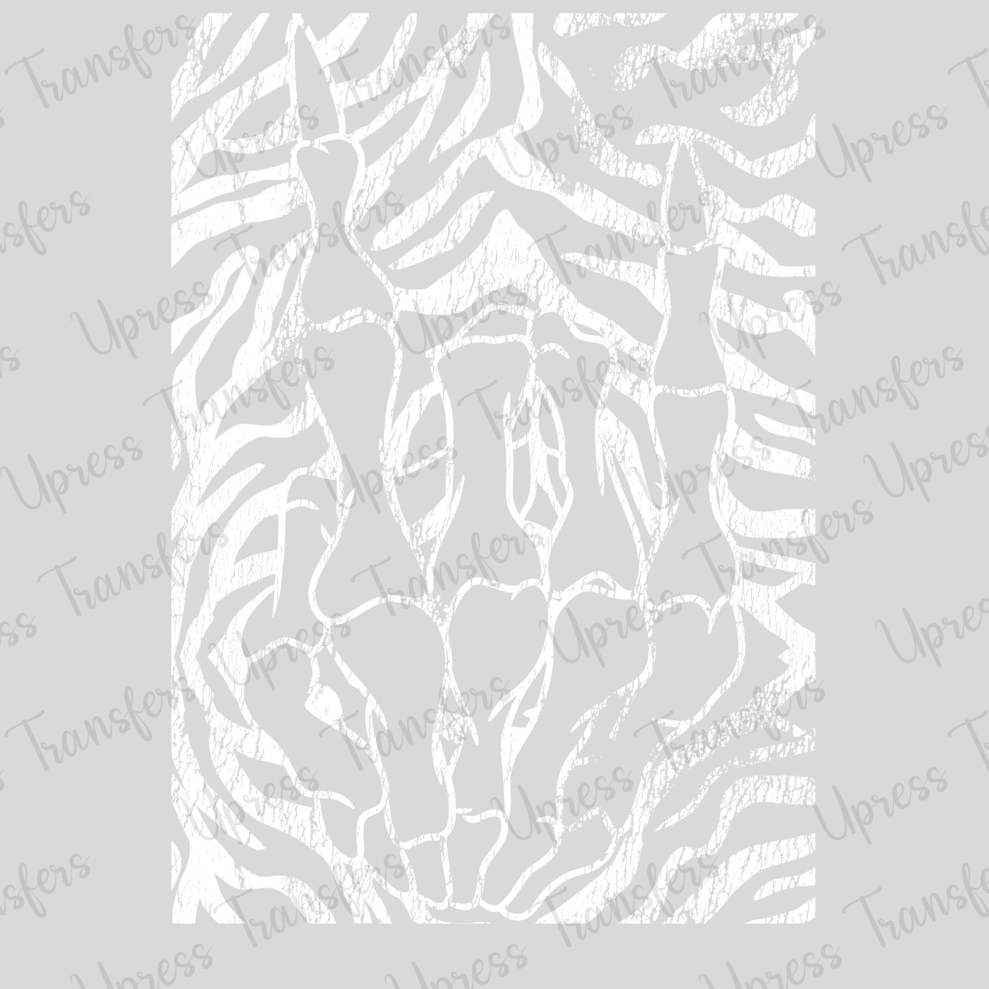 Distressed Zebra White