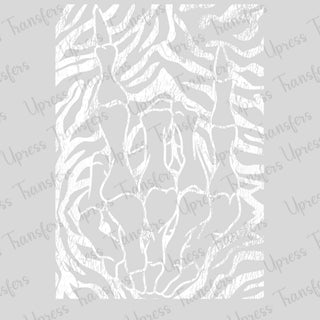 Distressed Zebra White