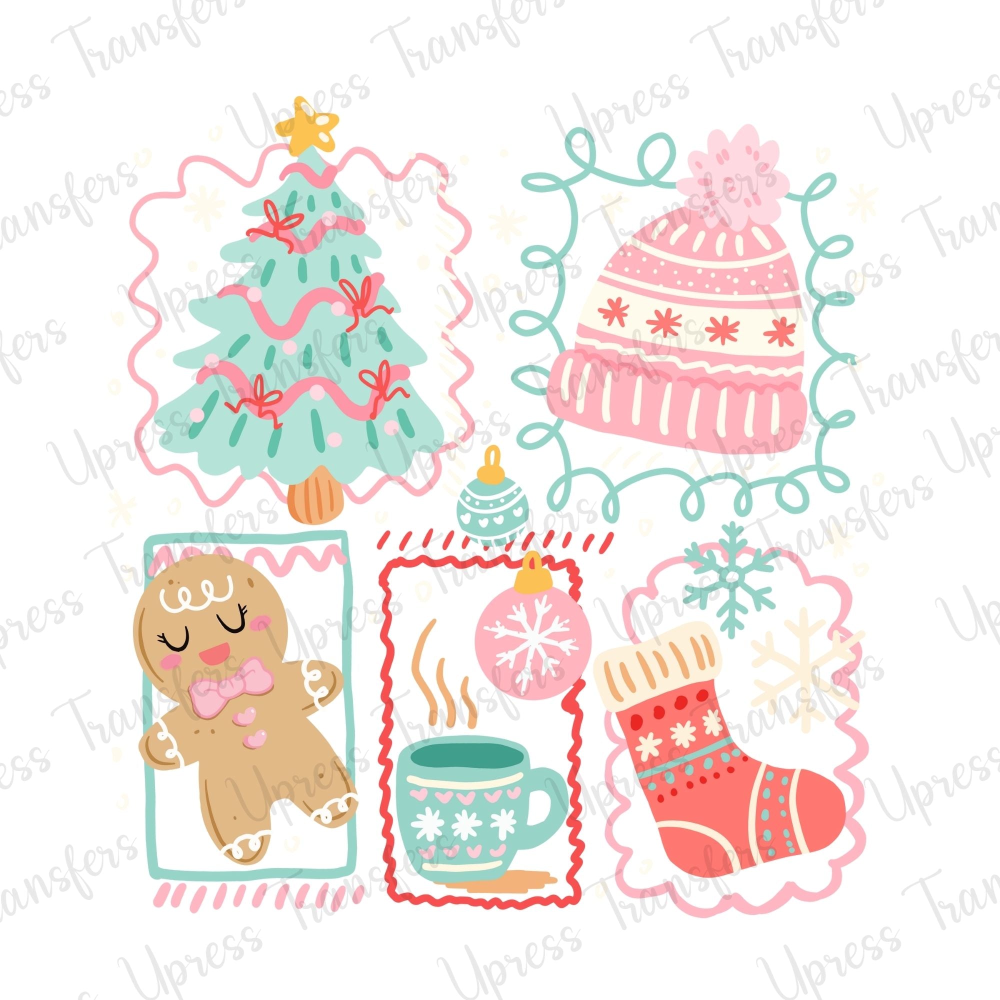 Ditsy Christmas Collage