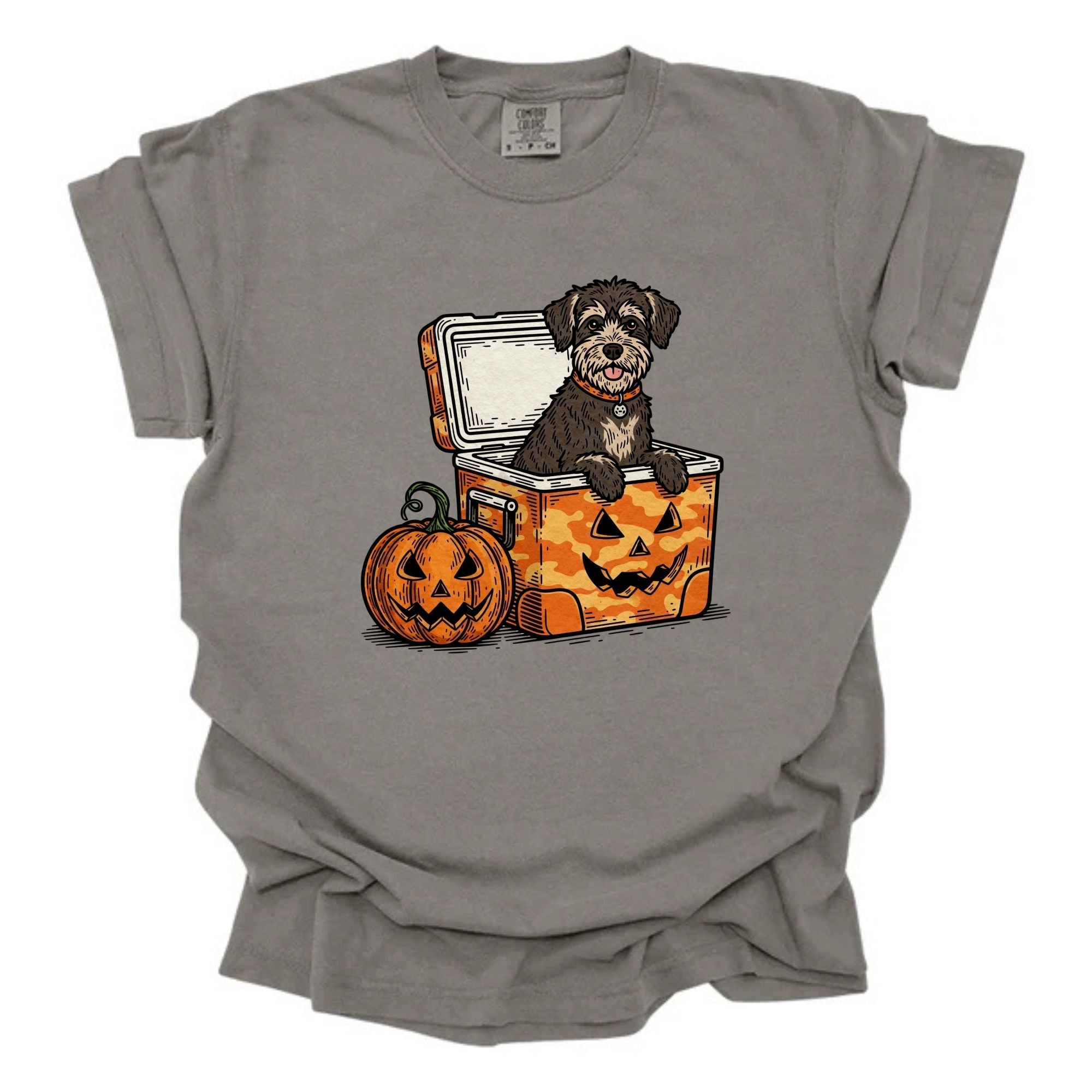 Dog In Cooler Halloween