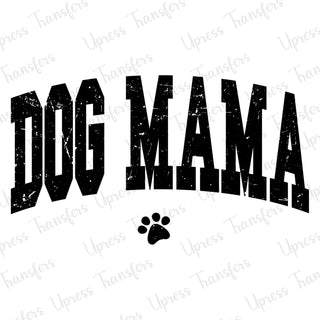Dog Mama Distressed Varsity