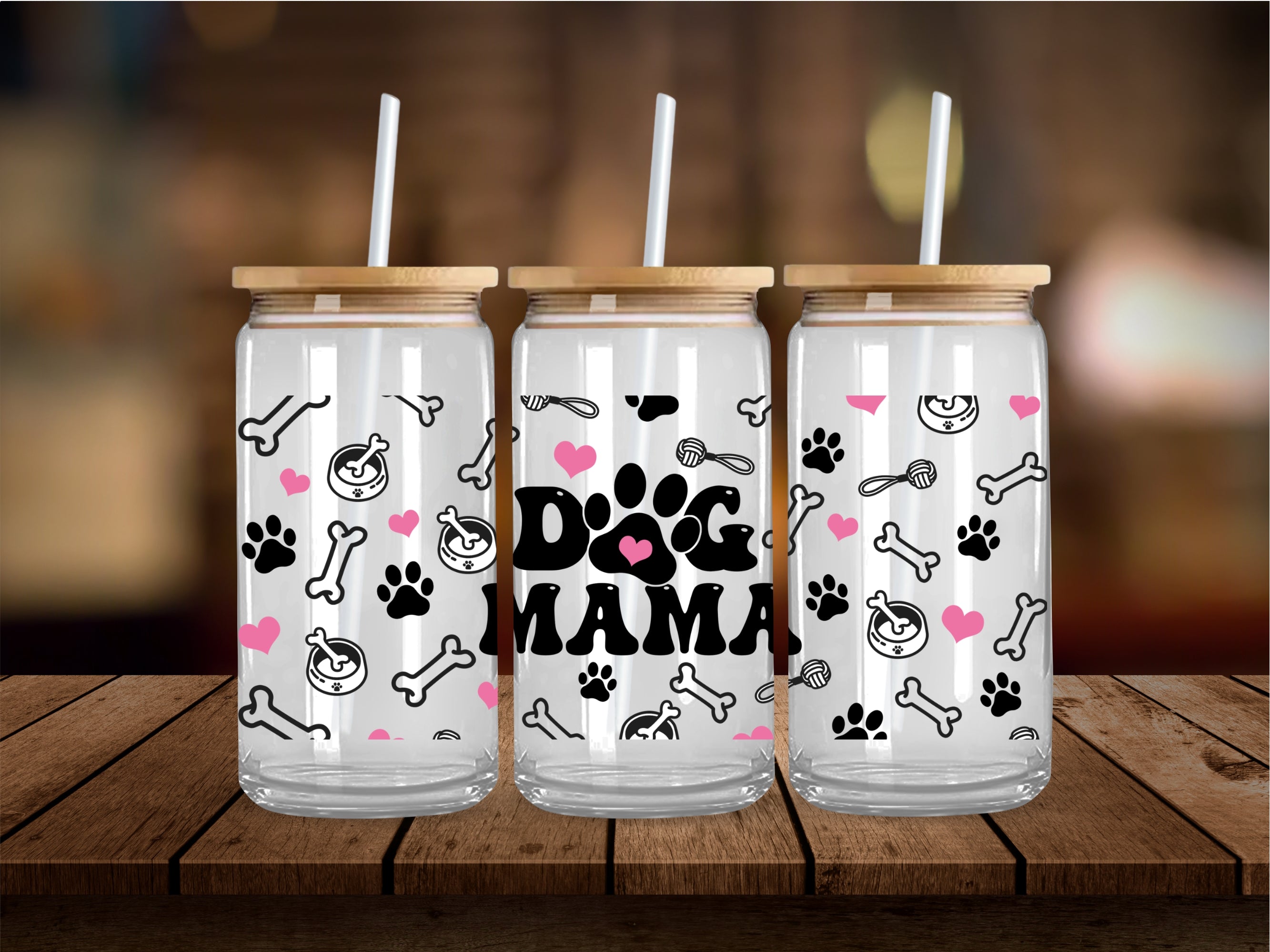 Dog Mom 16 Oz Wrap