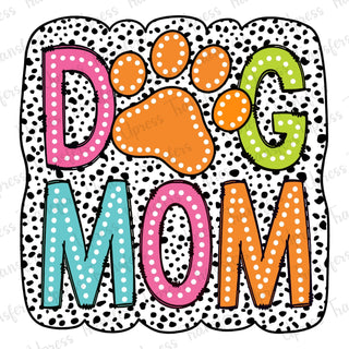 Dog Mom Dalmatian Print