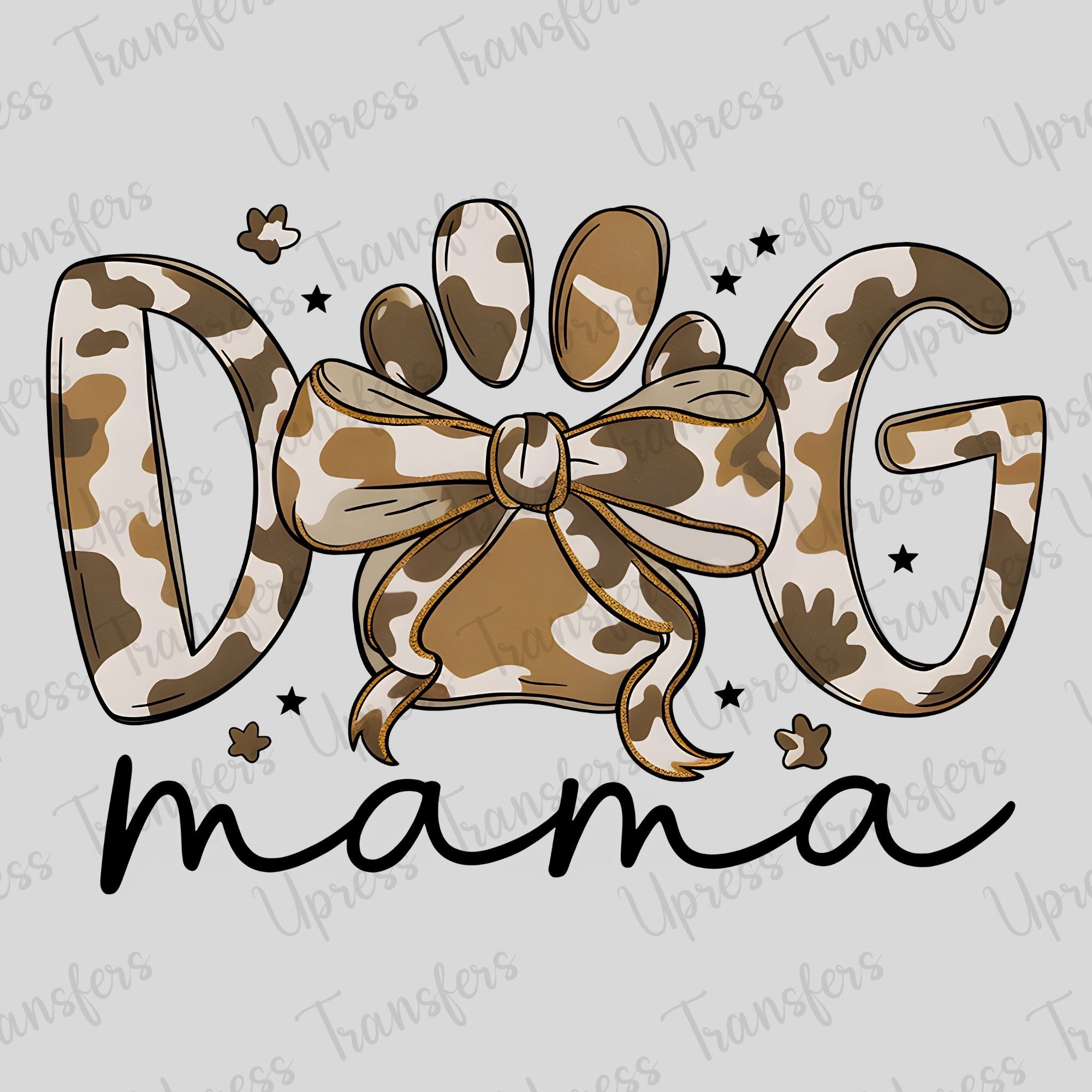 Dog Print Dog Mama