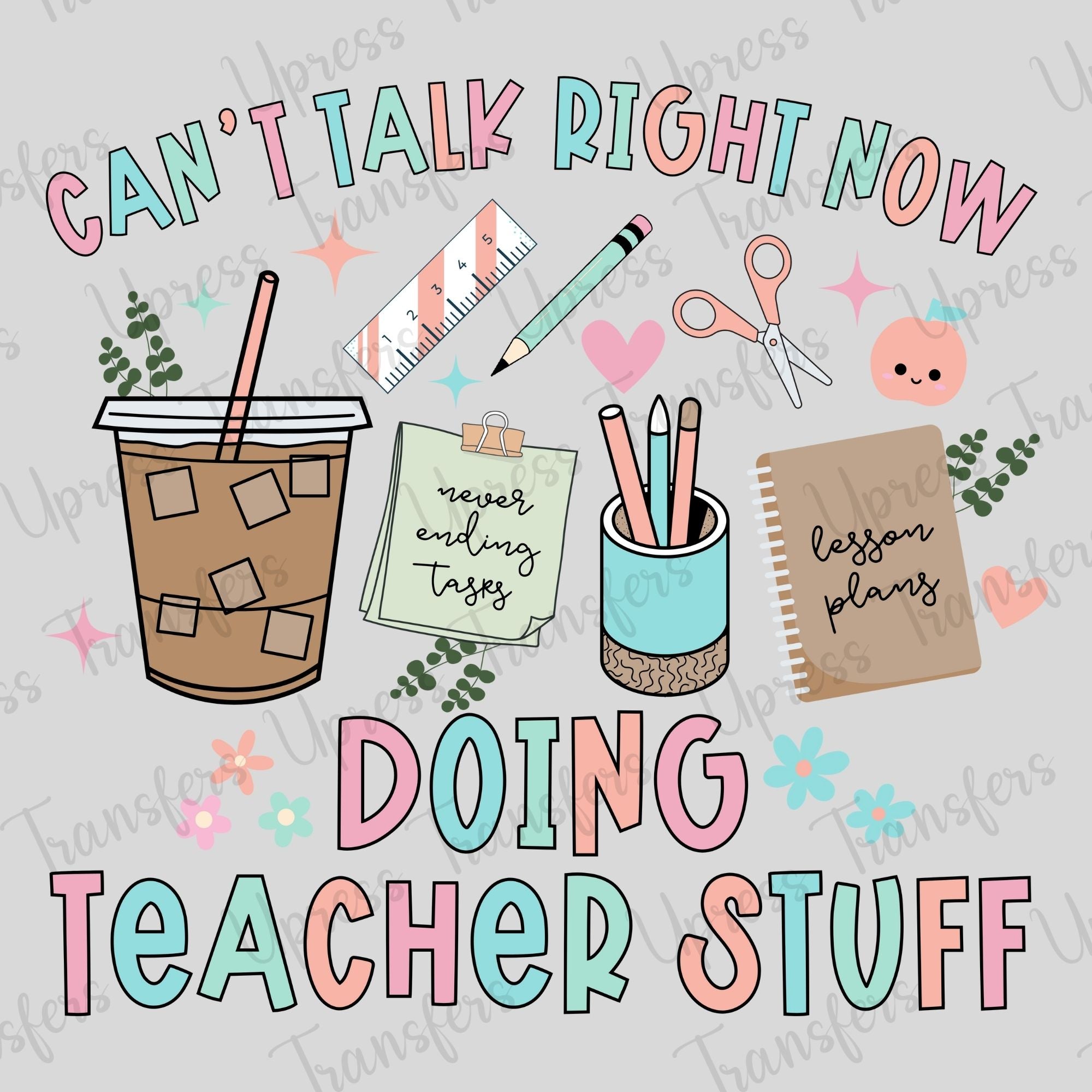 Doing Teacher Stuff Trendy Collage