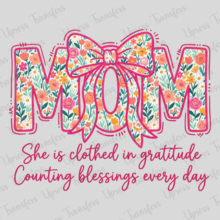 Doodle Floral Mom