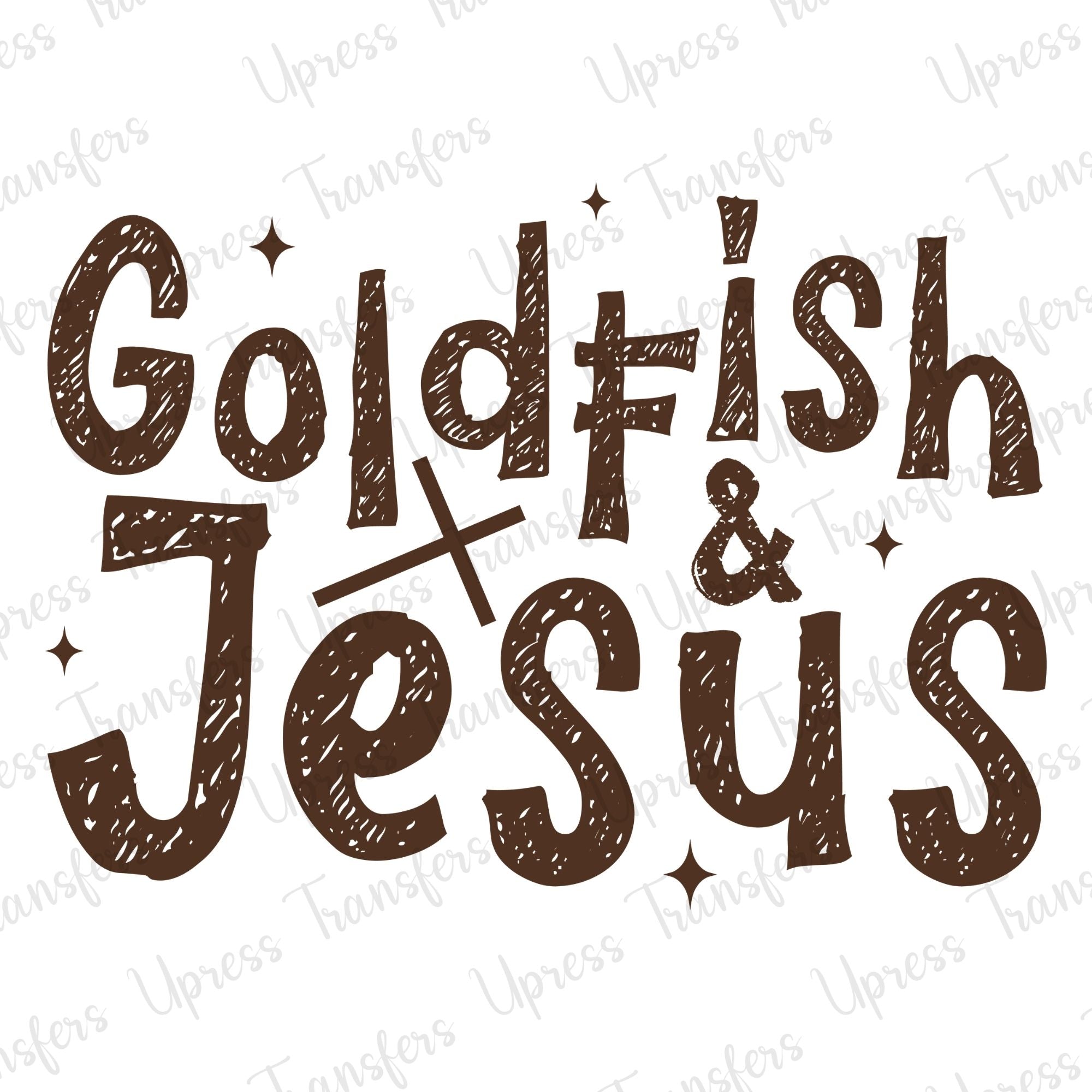 Doodle Goldfish and Jesus