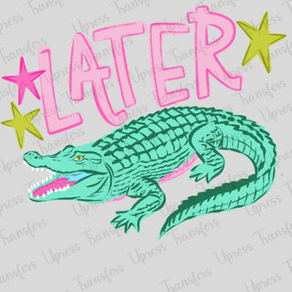 Doodle Later Gator Pink