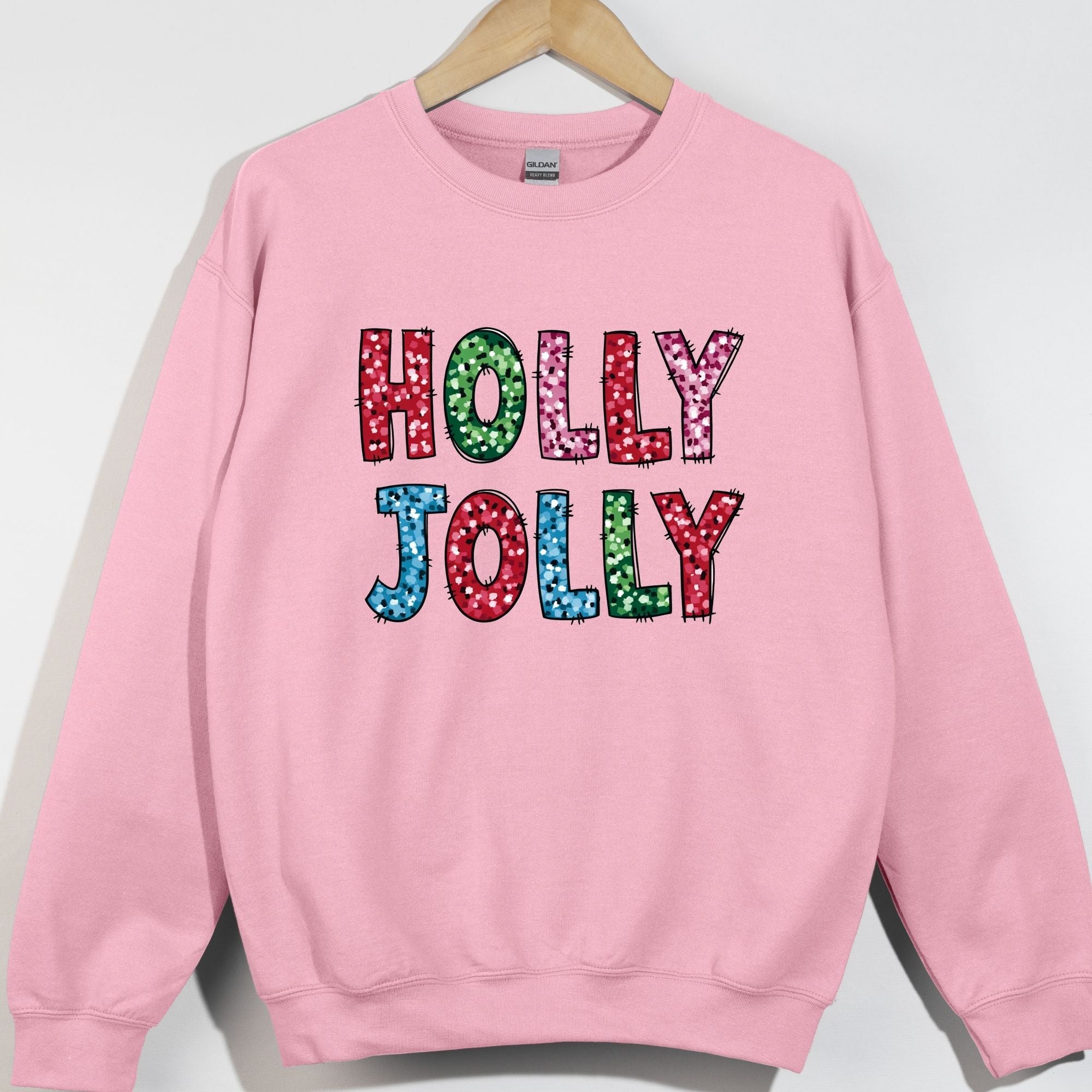 Doodle Sequins Holly Jolly