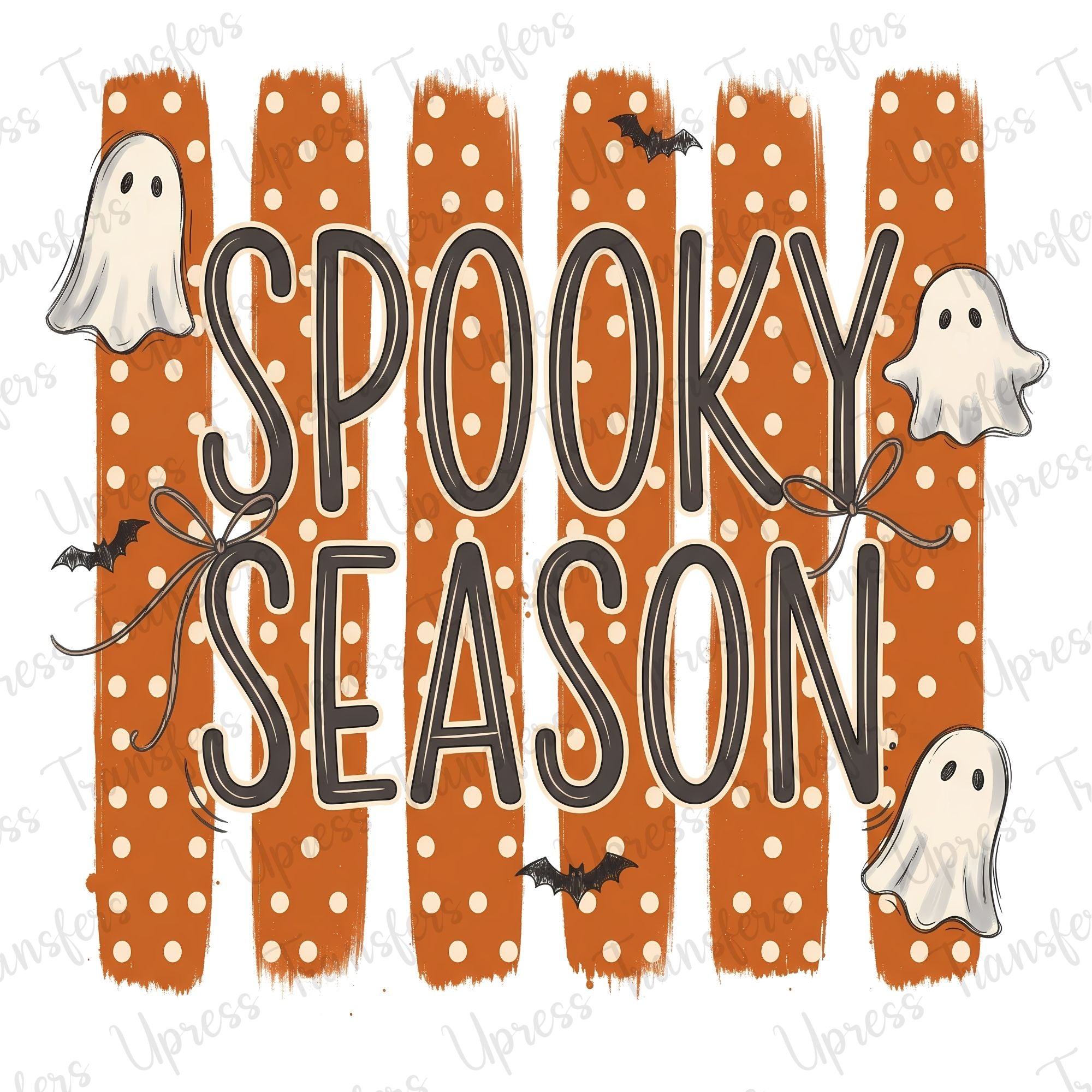 Dotted Stripes Spooky Season