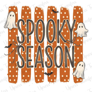 Dotted Stripes Spooky Season
