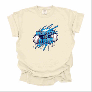 Drip Blue Baseball