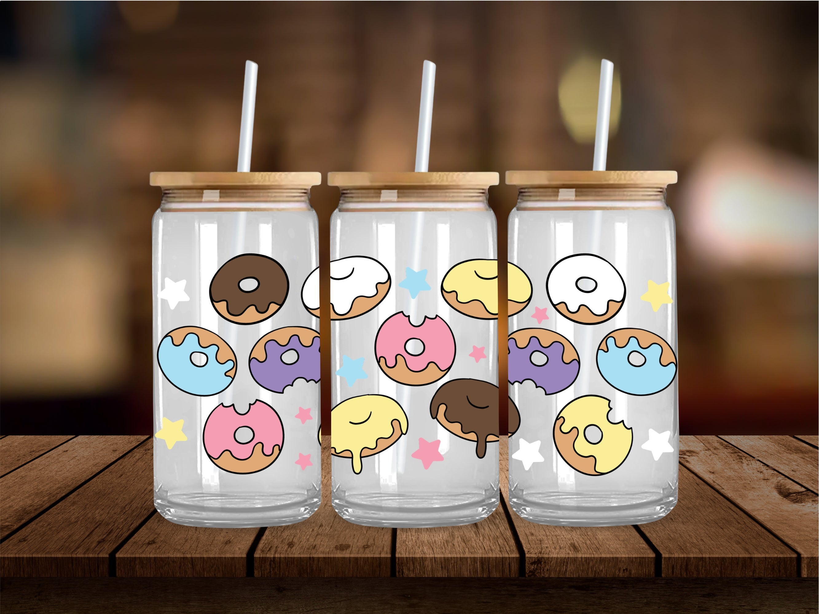 Drippy Donuts 16 Oz Wrap