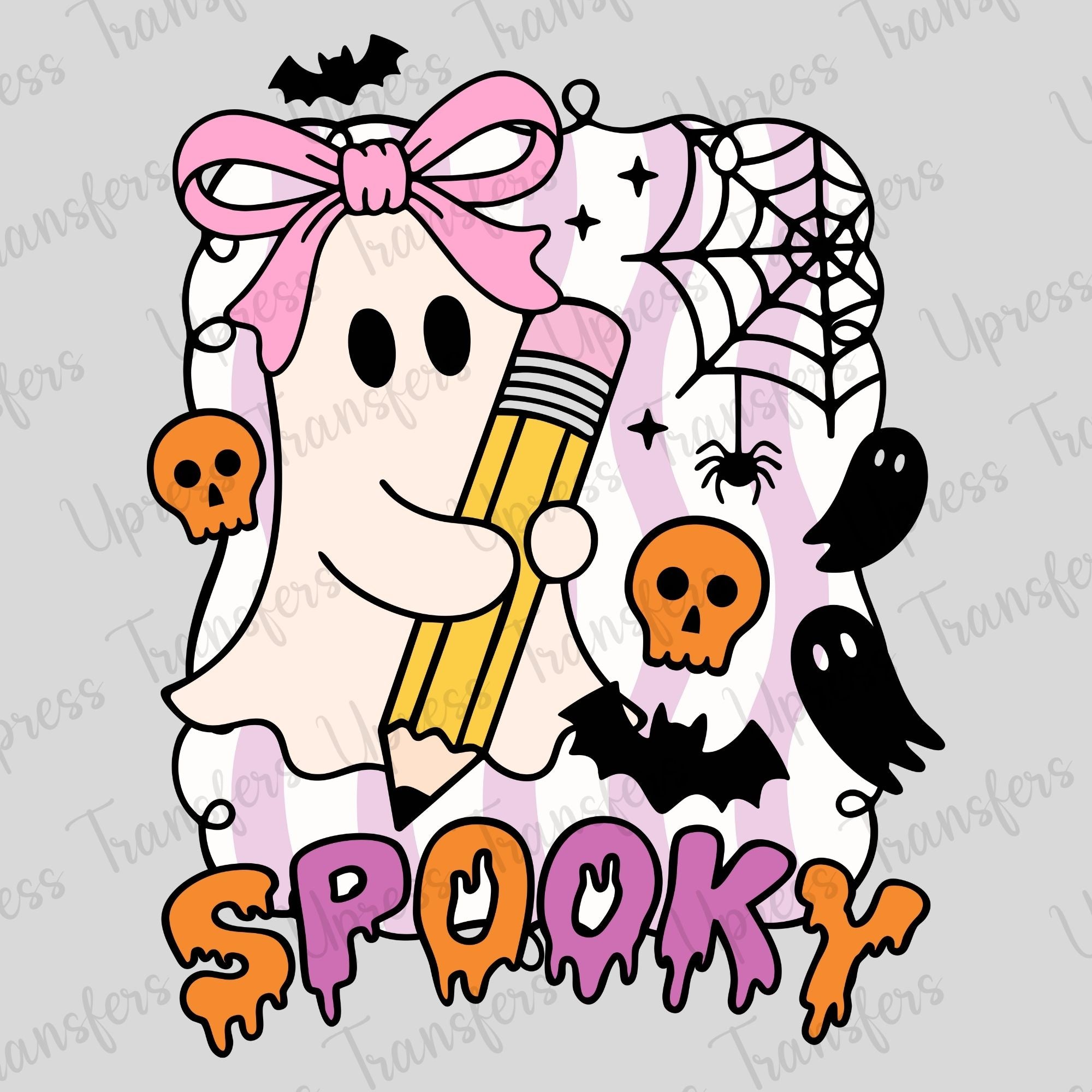 Drippy Spooky Writing Ghost