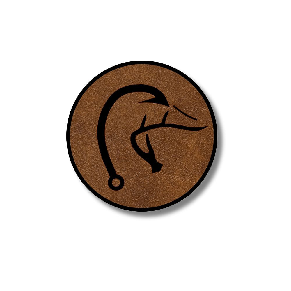 Duck Hook Leatherette Patch