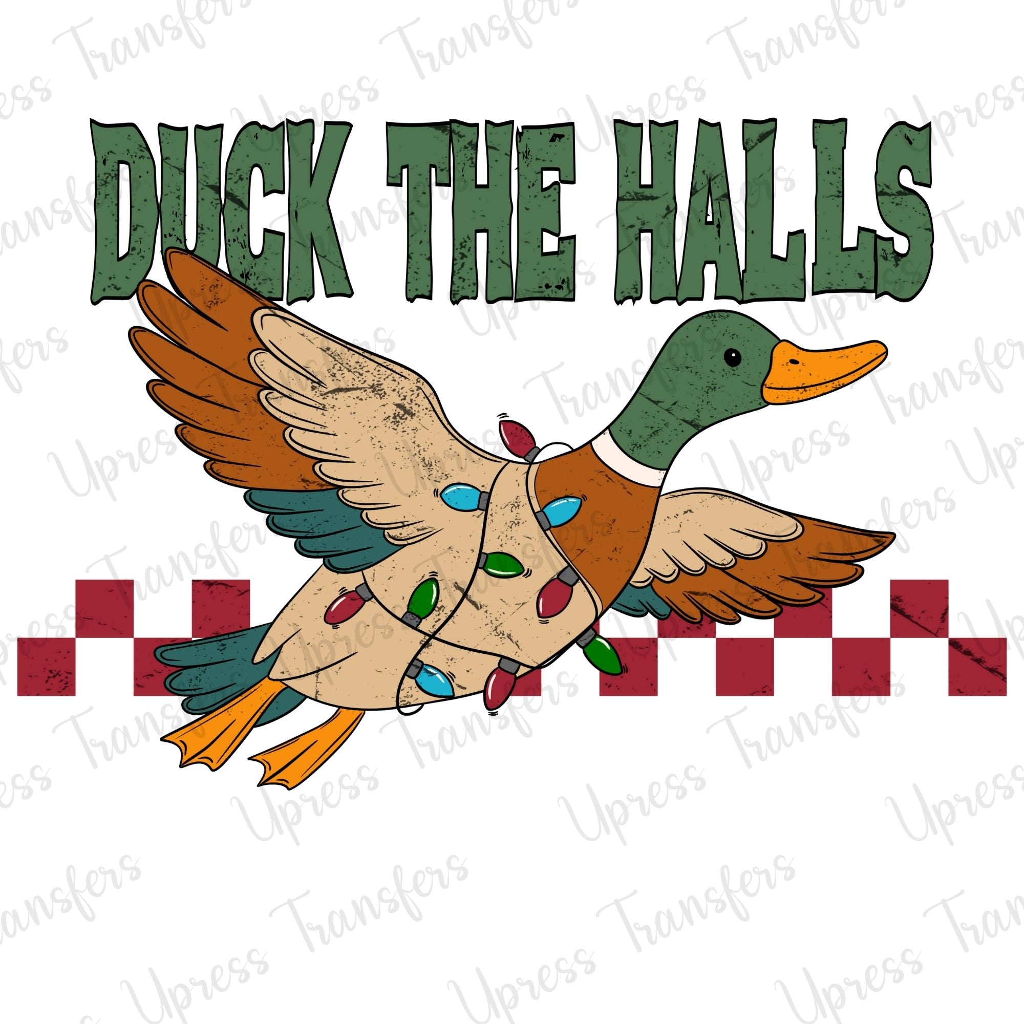 Duck The Halls Flying Mallard