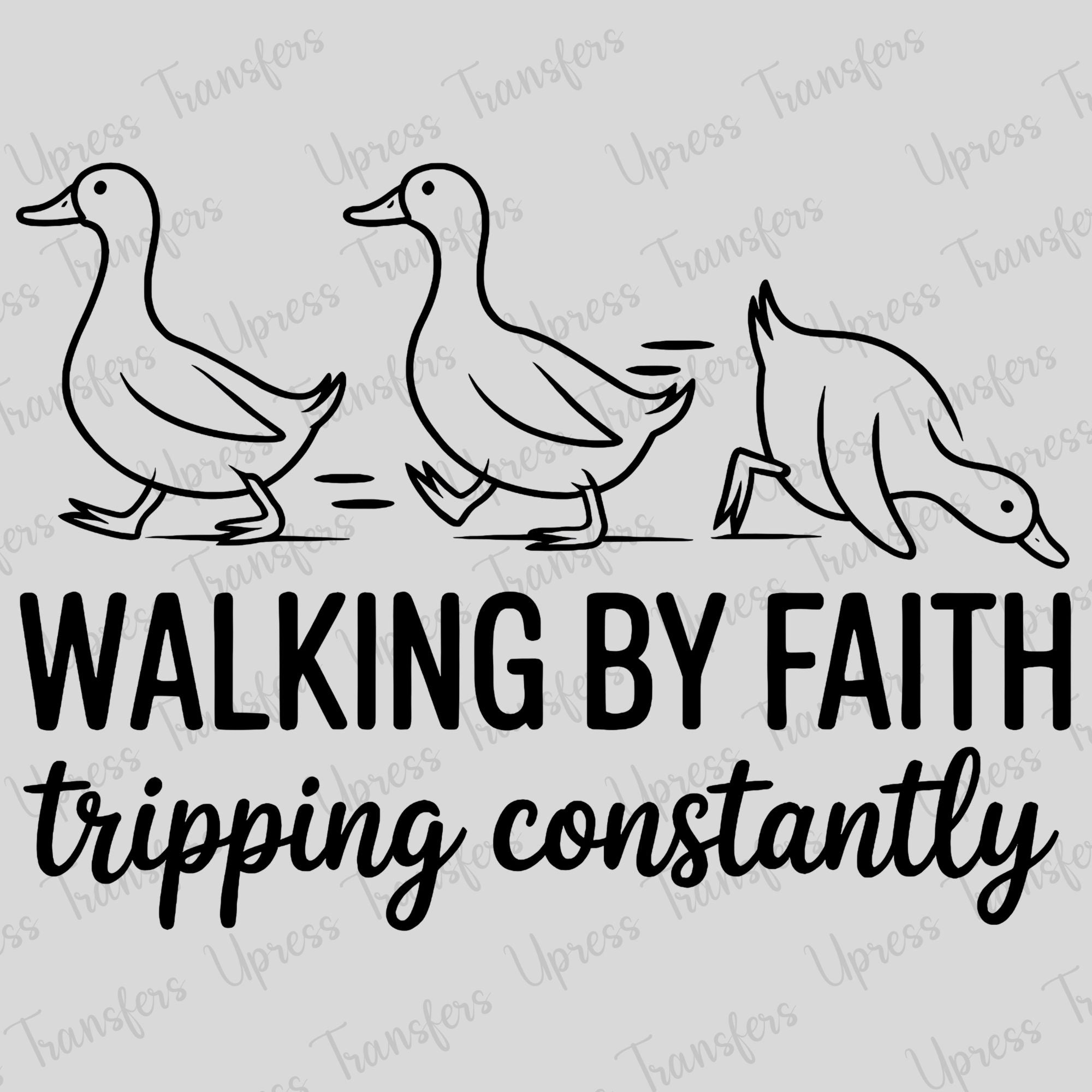Ducks Tripping By Faith