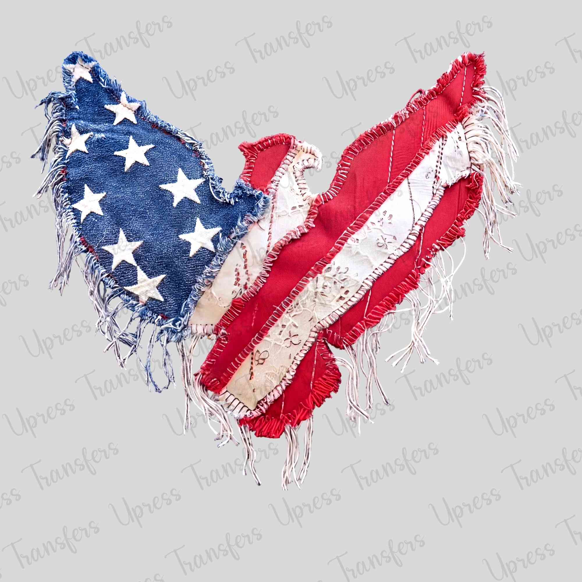Eagle Flag Frayed