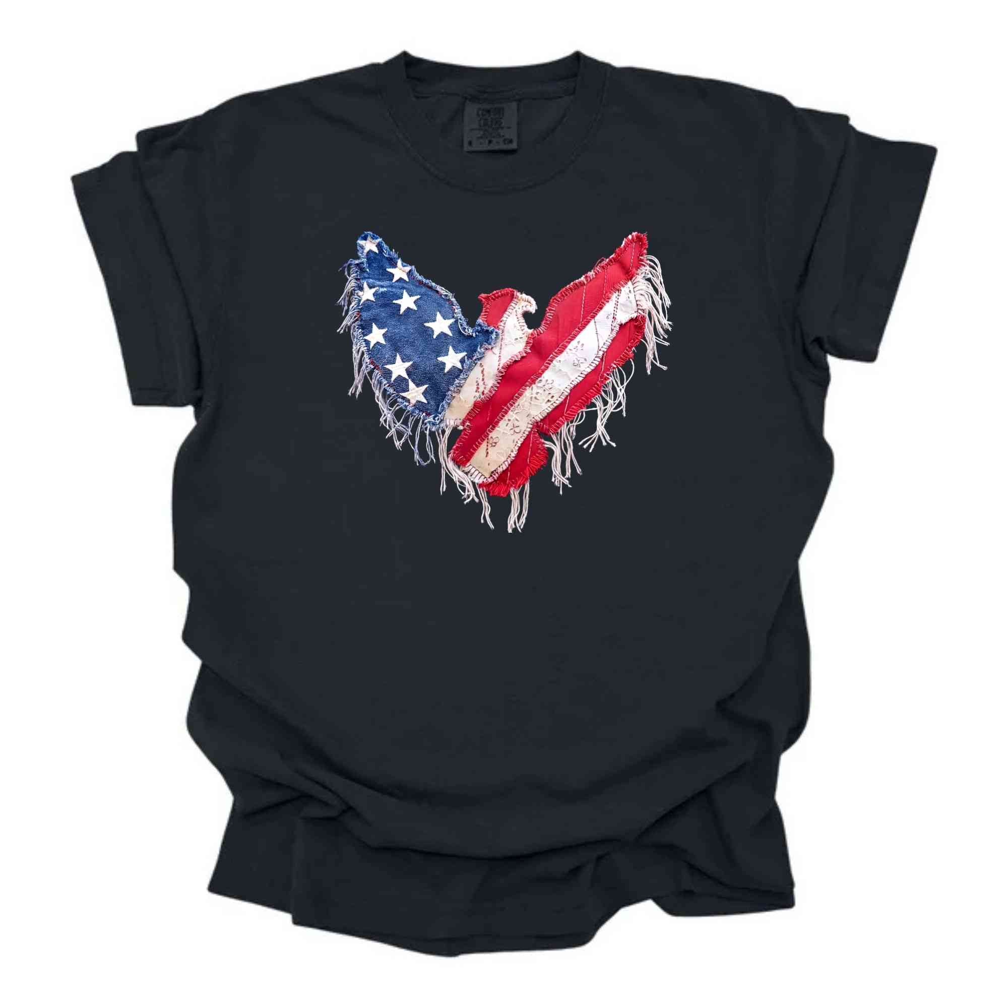 Eagle Flag Frayed