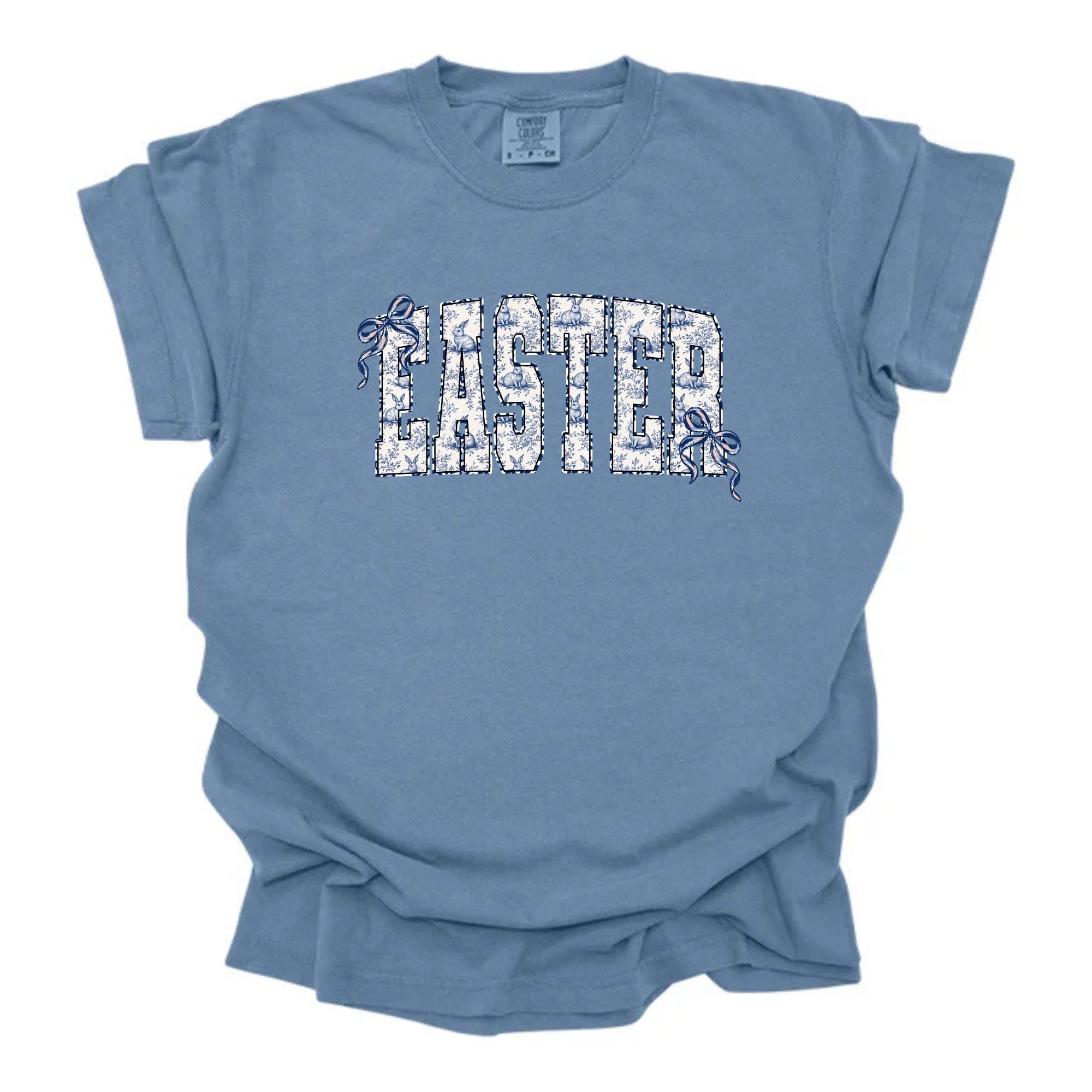 Easter Blue Floral Pattern Trendy
