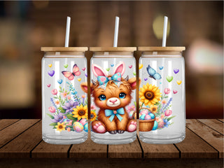 Easter Sunflower Highland  16 Oz Wrap