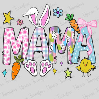 Easter Vibes Mama Colorful