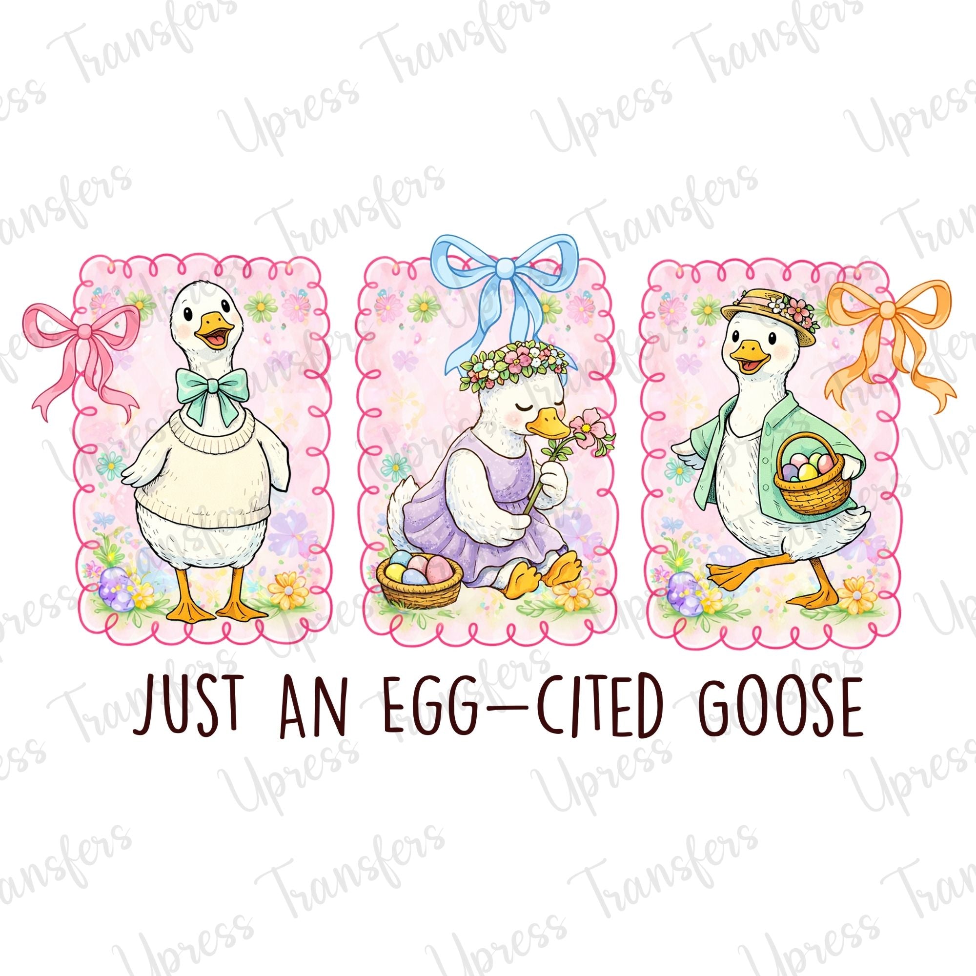Egg Cited Goose Trio