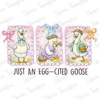 Egg Cited Goose Trio