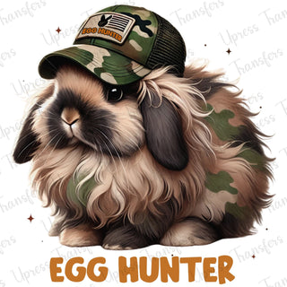 Egg Hunter Camo Hat Bunny