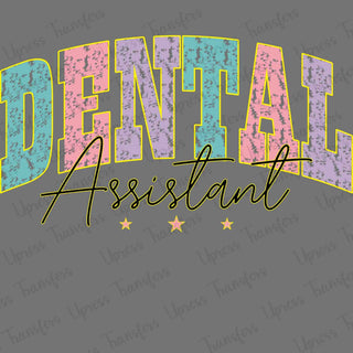 Faded Dental Assistant