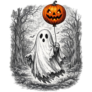 Faded Ghost Bright Pumpkin