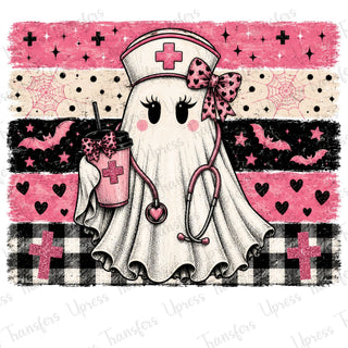 Faded Ghost Nurse Pink