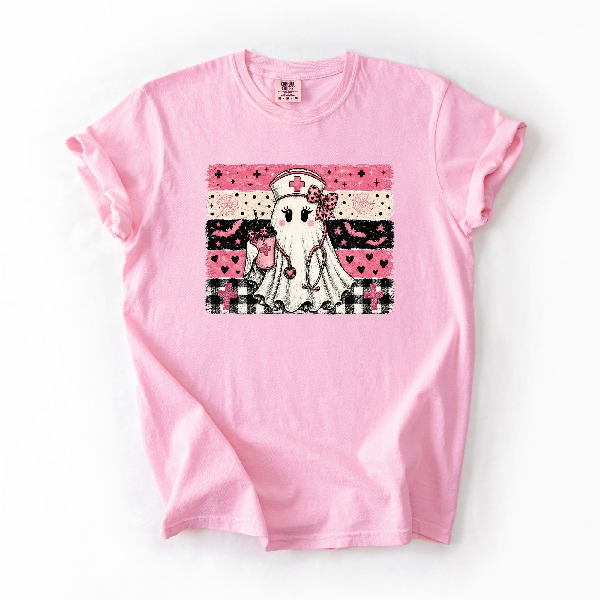 Faded Ghost Nurse Pink