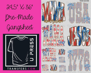 Faded USA Mini