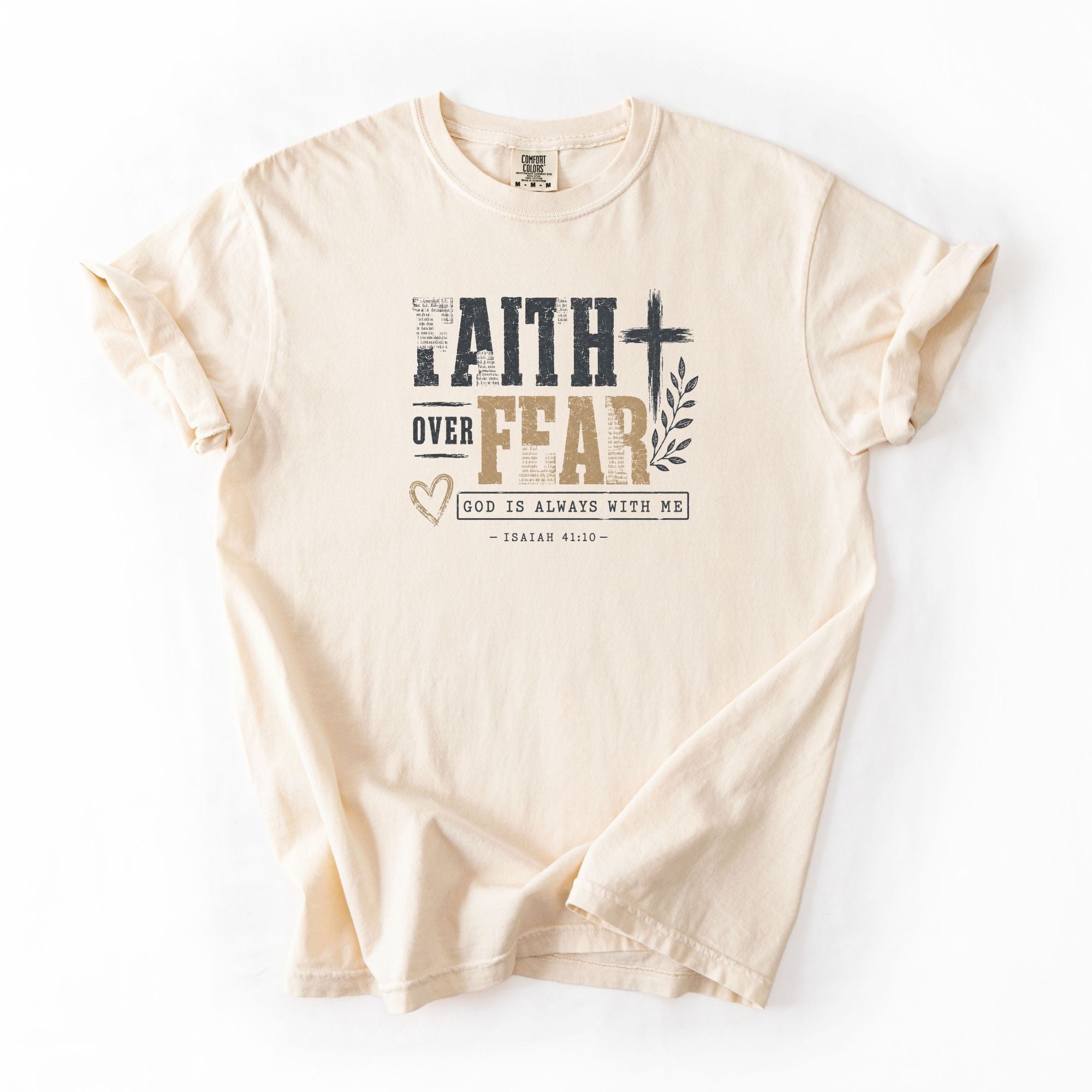 Faded Word Faith Fear