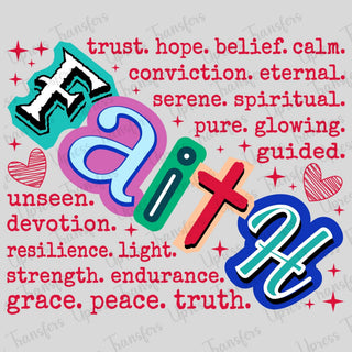 Faith Definition Colorful
