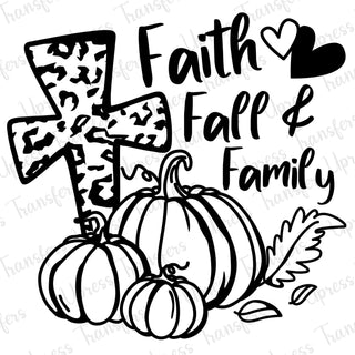 Faith Fall Family Black