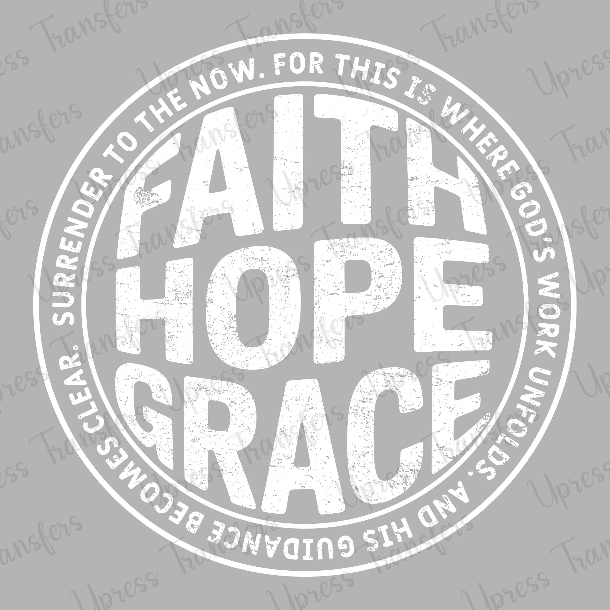 Faith Hope Grace White