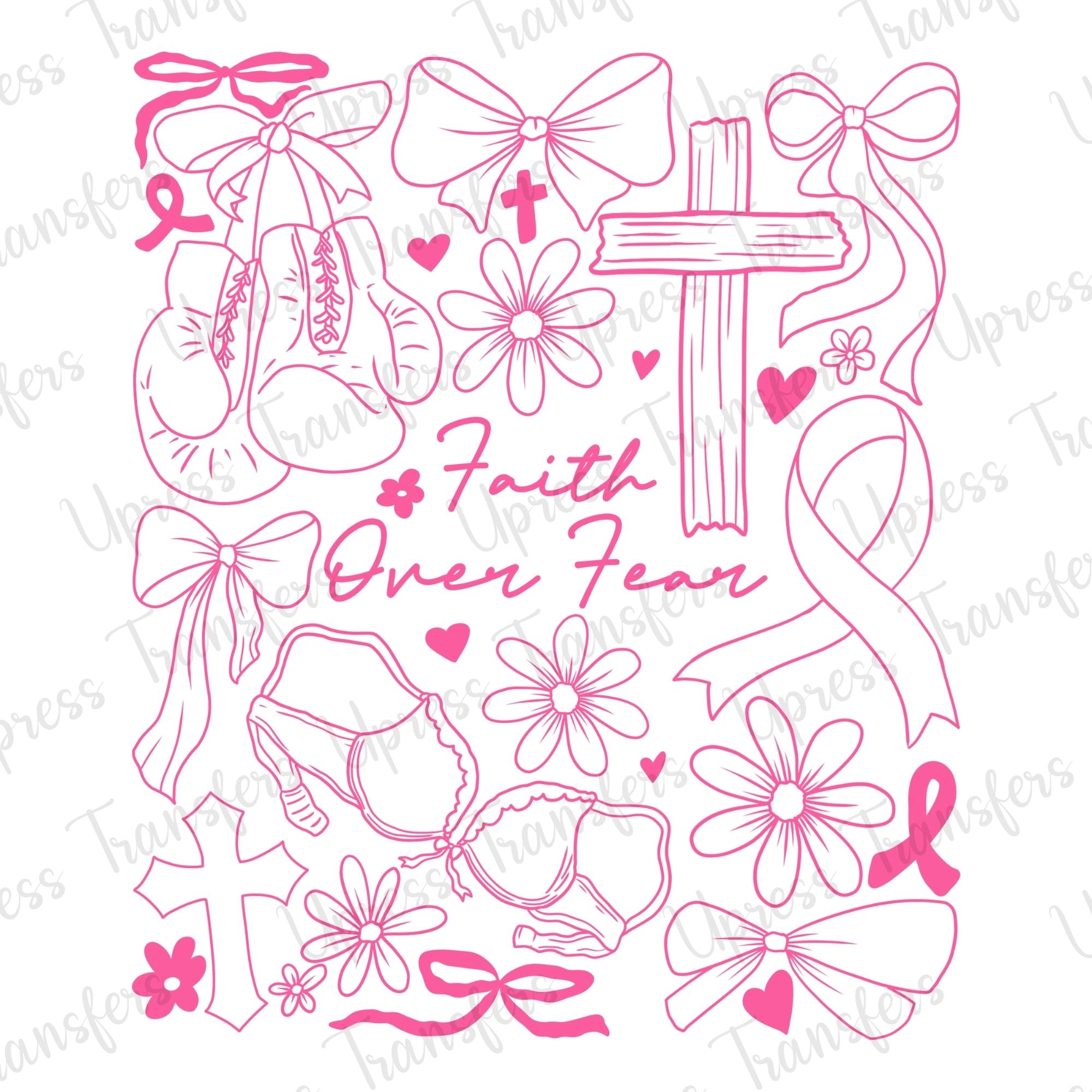 Faith Over Fear Cancer Collage